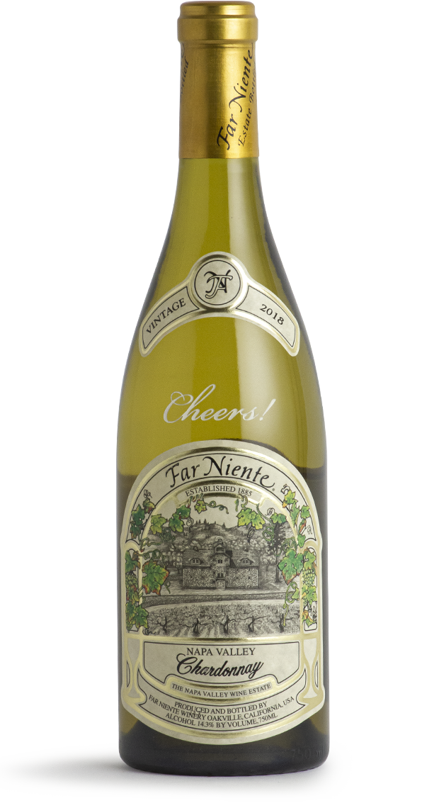 Far Niente Holiday Chardonnay Etched Bottle